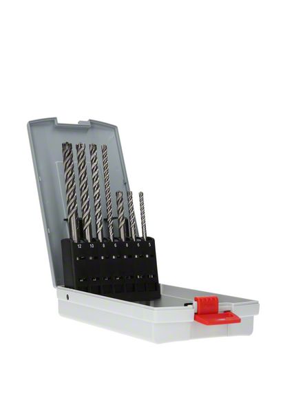 Image de Hammerbohrer-Set SDS plus-7X, 7-teilig, 5 - 12 mm