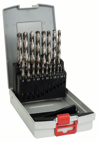 Image de 19-tlg. HSS-G ProBox-Set, 135°, 1–10 mm. Für Bohrmaschinen/Schrauber
