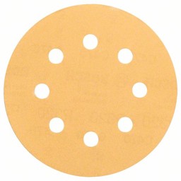 Bild von Schleifblatt C470 für Exzenterschleifer, 115 mm, 180, 8 Löcher, Klett, 5er-Pack