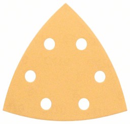 Bild von Schleifblatt C470 für Deltaschleifer, 93 mm, 100, 6 Löcher, Klett, 5er-Pack