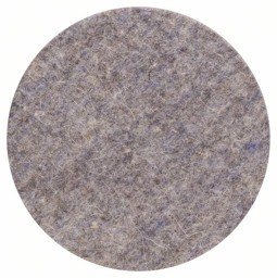 Bild von Polierfilz für Exzenterschleifer, weich, Klett, 128 mm, 1er-Pack