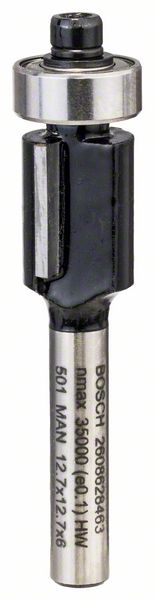 Image de Laminat-Bündigfräser, 6 mm, D1 12,7 mm, L 12,7 mm, G 56 mm