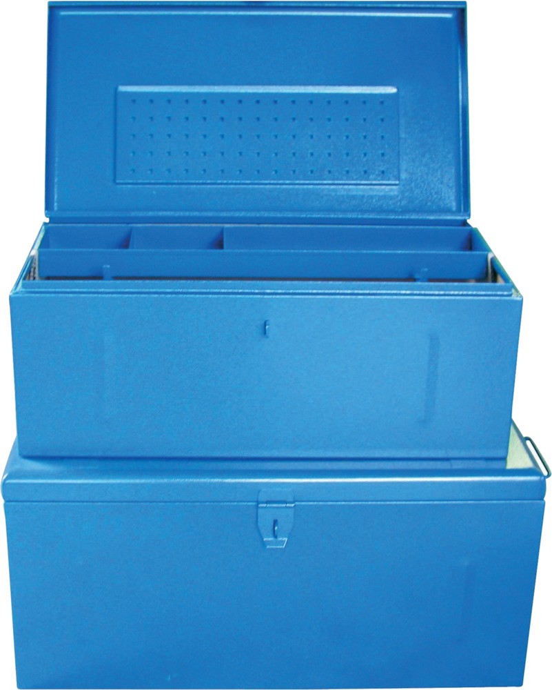 Bild für Kategorie Stahlblech-Montagekoffer, hammerschlagblau