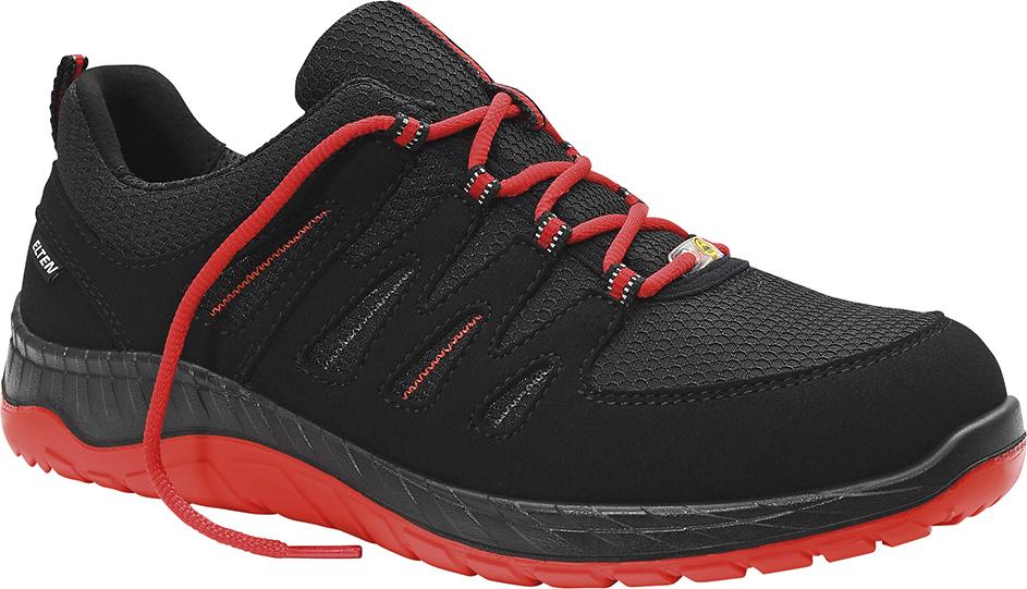 Picture of Halbschuh MADDOX black- red Low, ESD, S3, Gr. 39