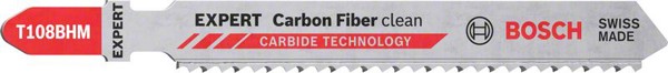 Bild von EXPERT ‘Carbon Fiber Clean’ T 108 BHM Stichsägeblatt, 3 Stück. Für Stichsägen