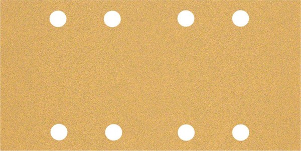 Bild von EXPERT C470 Schleifpapier mit 8 Löchern für Schwingschleifer, 93 x 186 mm, G 60, 10-tlg.. Für Exzenterschleifer