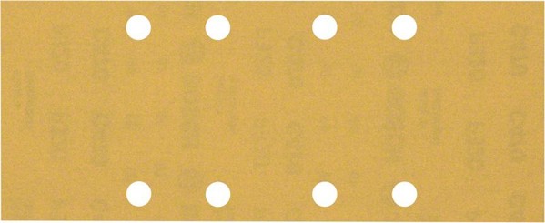 Bild von EXPERT C470 Schleifpapier mit 8 Löchern für Schwingschleifer, 93 x 230 mm, G 320, 10-tlg.. Für Exzenterschleifer