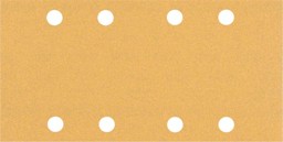 Bild von EXPERT C470 Schleifpapier mit 8 Löchern für Schwingschleifer, 93 x 186 mm, G 100, 10-tlg.. Für Exzenterschleifer