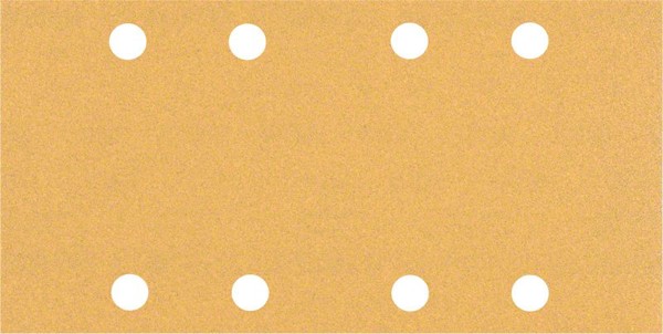 Bild von EXPERT C470 Schleifpapier mit 8 Löchern für Schwingschleifer, 93 x 186 mm, G 100, 10-tlg.. Für Exzenterschleifer
