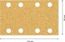 Bild von EXPERT C470 Schleifpapier mit 8 Löchern für Schwingschleifer, 80 x 133 mm, G 40, 10-tlg.. Für Exzenterschleifer