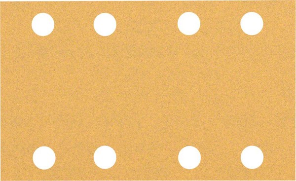 Bild von EXPERT C470 Schleifpapier mit 8 Löchern für Schwingschleifer, 80 x 133 mm, G 100, 10-tlg.. Für Exzenterschleifer