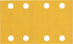 Bild von EXPERT C470 Schleifpapier mit 8 Löchern für Schwingschleifer, 80 x 133 mm, G 240, 10-tlg.. Für Exzenterschleifer