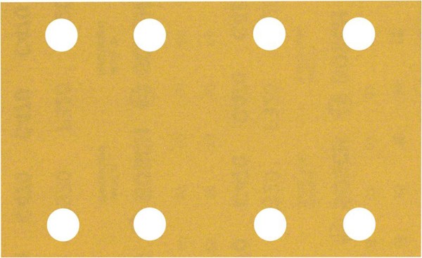 Bild von EXPERT C470 Schleifpapier mit 8 Löchern für Schwingschleifer, 80 x 133 mm, G 320, 10-tlg.. Für Exzenterschleifer