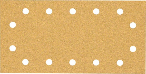 Bild von EXPERT C470 Schleifpapier mit 14 Löchern für Schwingschleifer, 115 x 230 mm, G 60, 50-tlg.. Für Exzenterschleifer