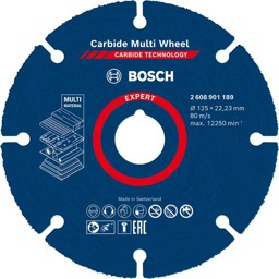 Bild von EXPERT Carbide Multi Wheel Trennscheibe, 125 mm, 22,23 mm. Für kleine Winkelschleifer