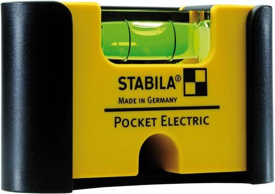 Bild von Mini-Wasserwaage Pocket Electric 7cm SB Stabila