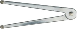 Bild von Stirnlochschlüssel verstellbar Edelstahl 11-60mm/3mm Zapfen AMF