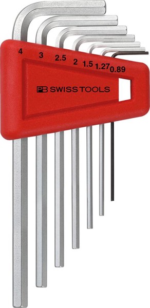 Bild von Winkelschraubendreher- Satz im Kunststoffhalter 7-teilig 0,89-4mm PB Swiss Tools