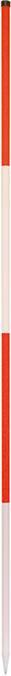Bild von Baufluchtstab 2m, Stahl, Spitze Rund, Teilung alle 50cm, rot beginnend