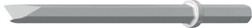 Bild für Kategorie Flachmeißel für Drucklufthammer, 450 mm, 28 mm Schneidenbreite