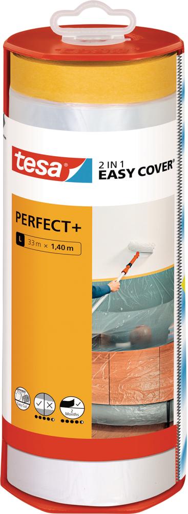 Bild von tesa Easy Cover® Perfect+ Spender&Refill: L (33m x 1,40m)
