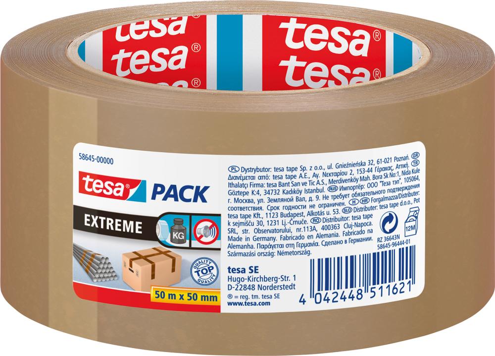 Picture of tesapack 50m x 50mm Extreme braun 58645
