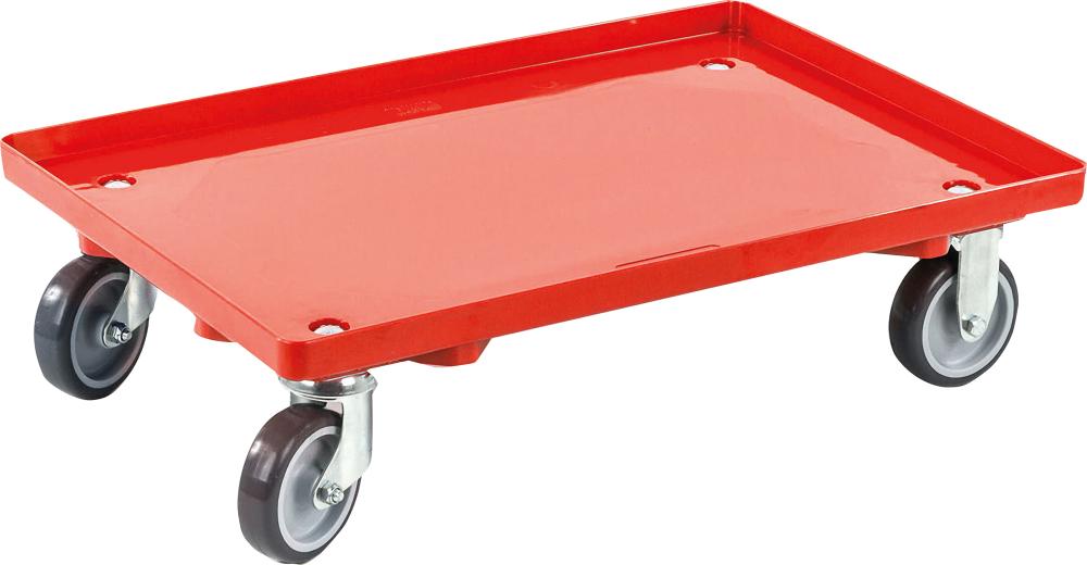 Bild von Transportroller 417 x 615mm rot gewschl.