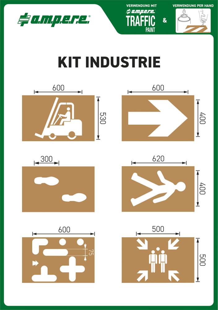 Bild von Schablonenset Schablonen KIT Industrie