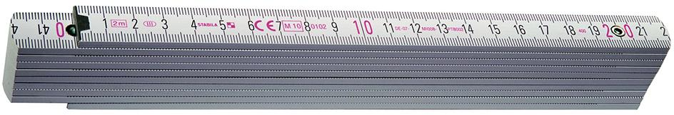 Picture of Holz-Gliedermaßstab GEO 2m x 16mm Stabila