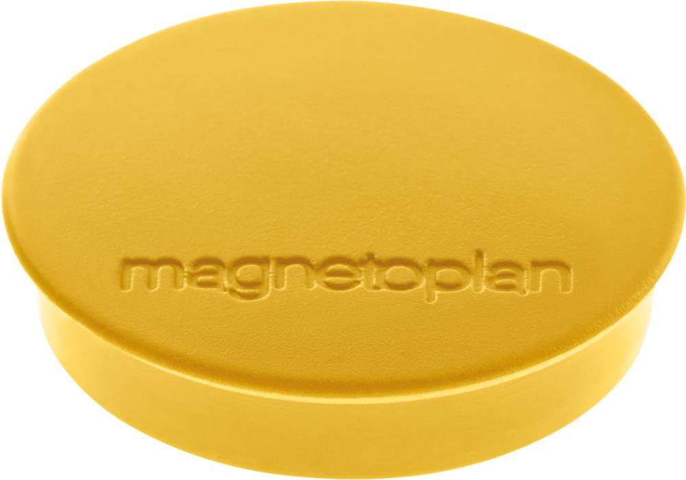 Bild von Magnet D30mm VE10 Haftkraft 700 g gelb