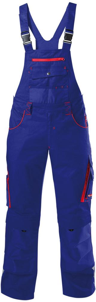 Picture of FORTIS H-Latzhose 24, blau/rot,Gr.52