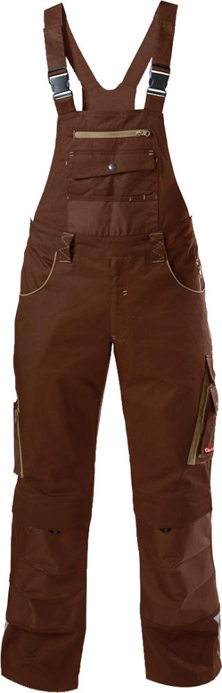 Picture of FORTIS H-Latzhose 24, braun/beige,Gr.29