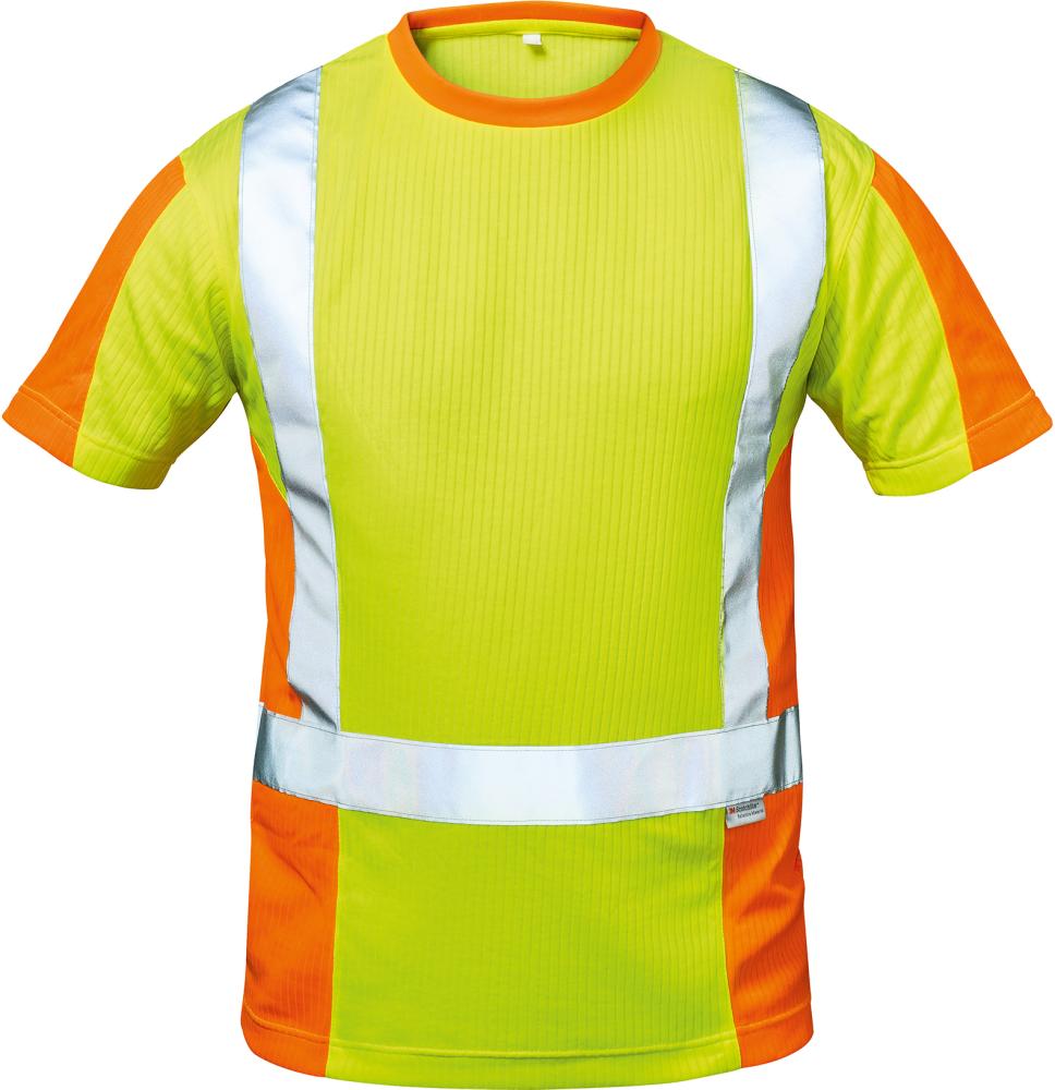 Image de Warn-T-Shirt Utrecht, Gr. XL, gelb/orange